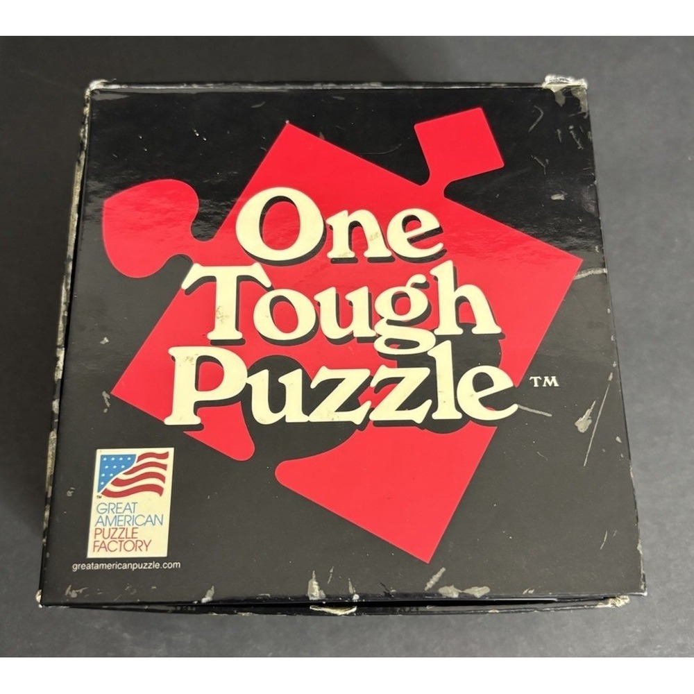 One Tough Puzzle Great American Puzzle Factory Complete Vintage